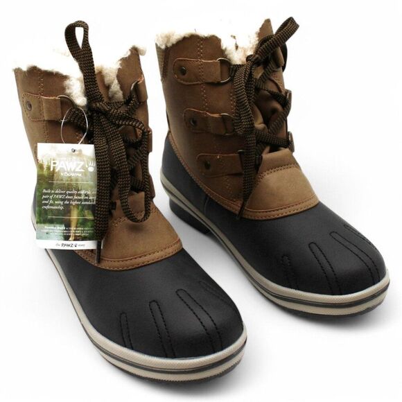 Pawz Women's Shoes Ginnie Almond Toe Ankle Cold Weather Boots - Picture 2 of 8